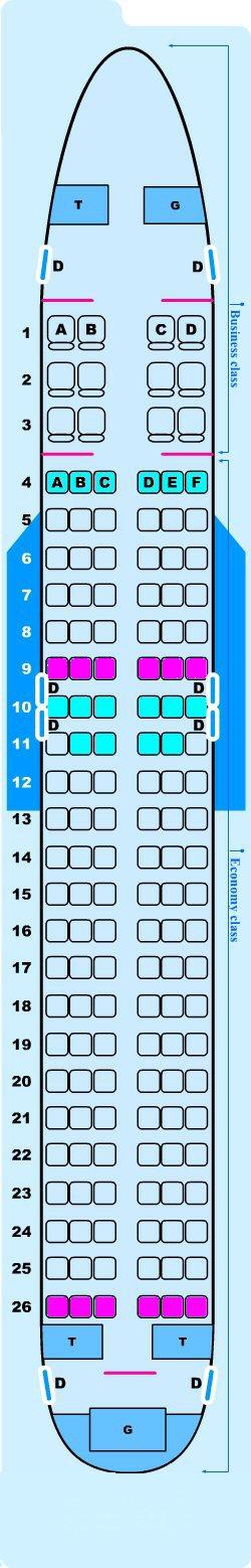 Seat Map And Seating Chart Airbus A Ceo Neo Avianca Airbus | SexiezPicz ...