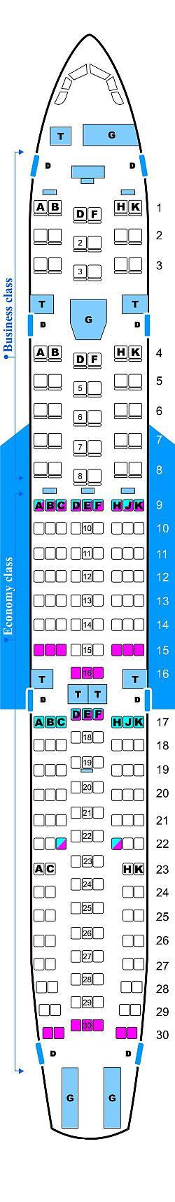Level A330 Seat Map