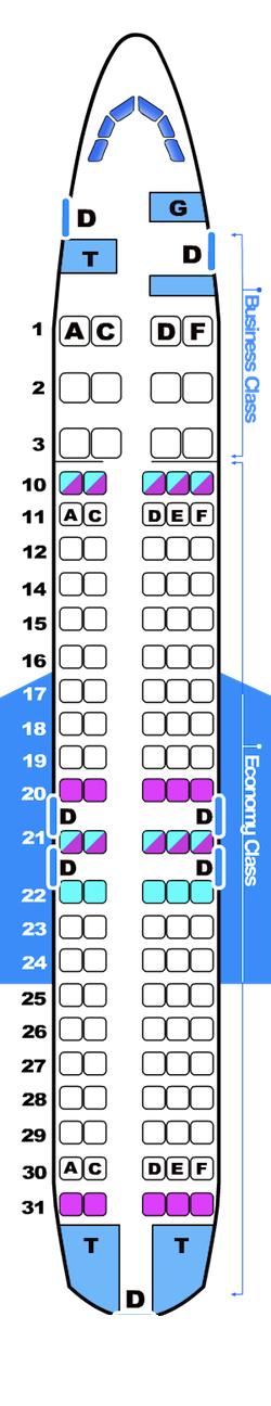 Seat Map Boeing B717 | SeatMaestro