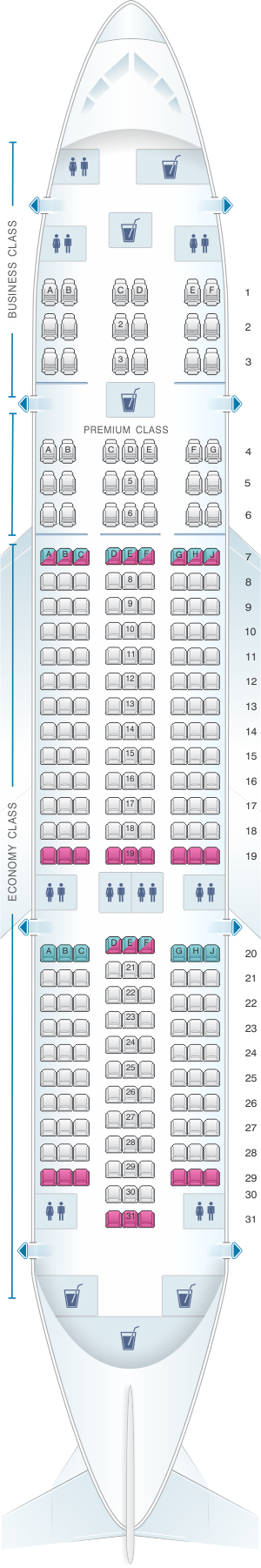 Boeing 787 9 Seat Map United Two Birds Home