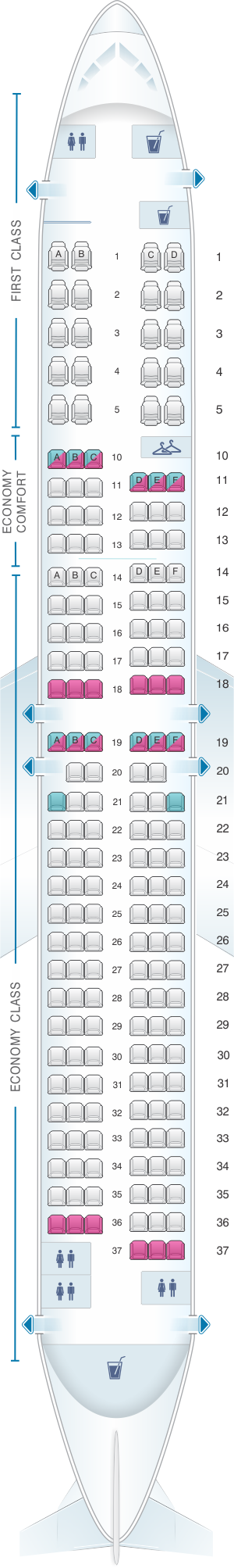 Boeing 737 800 Seating Chart Delta Two Birds Home