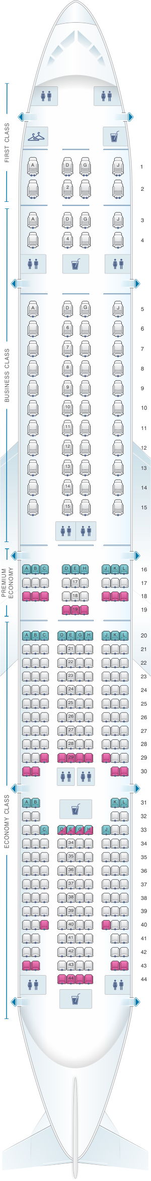 Aa Boeing 777 300er Seat Map