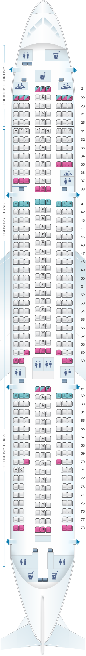 Seat Map Philippine Airlines Airbus A Seatmaestro My Xxx Hot Girl