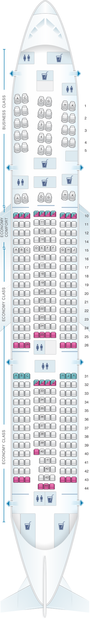 Klm Boeing Seating Chart