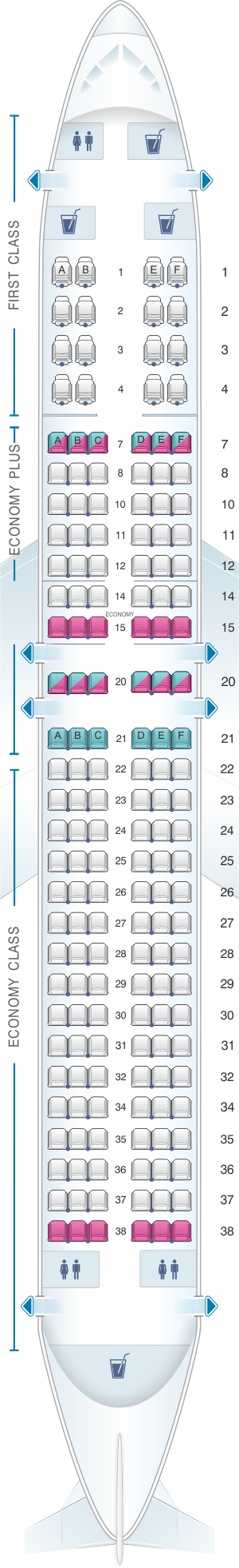 Boeing 737 800 United Airlines Seat Map Tutor Suhu