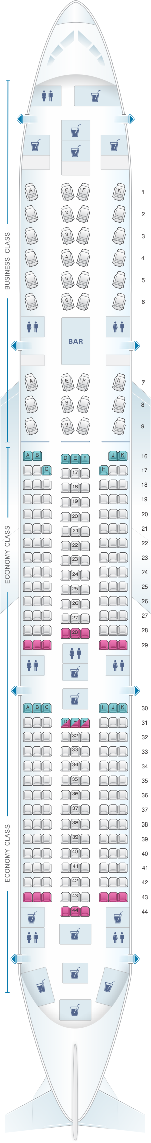 a350 900 seat map qatar        <h3 class=