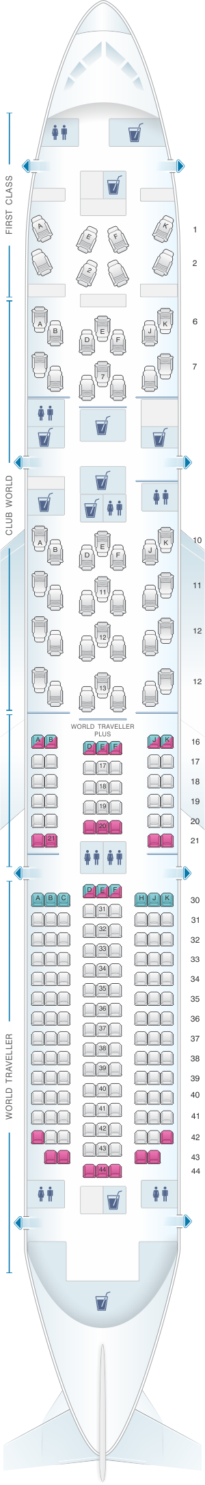 seat assignments british airways