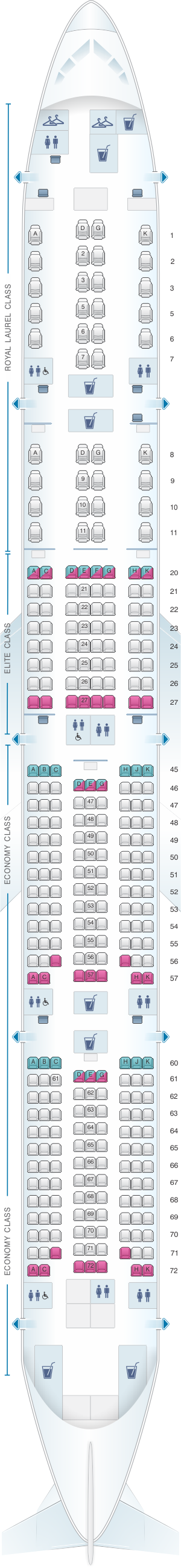 air canada boeing 777 300er seating map