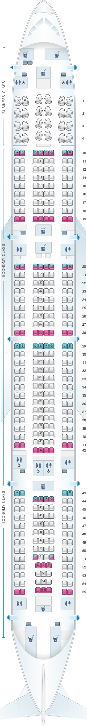 46+ Seating plan for qatar airbus a380 800